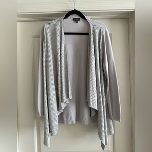 The Limited light gray cardigan size large